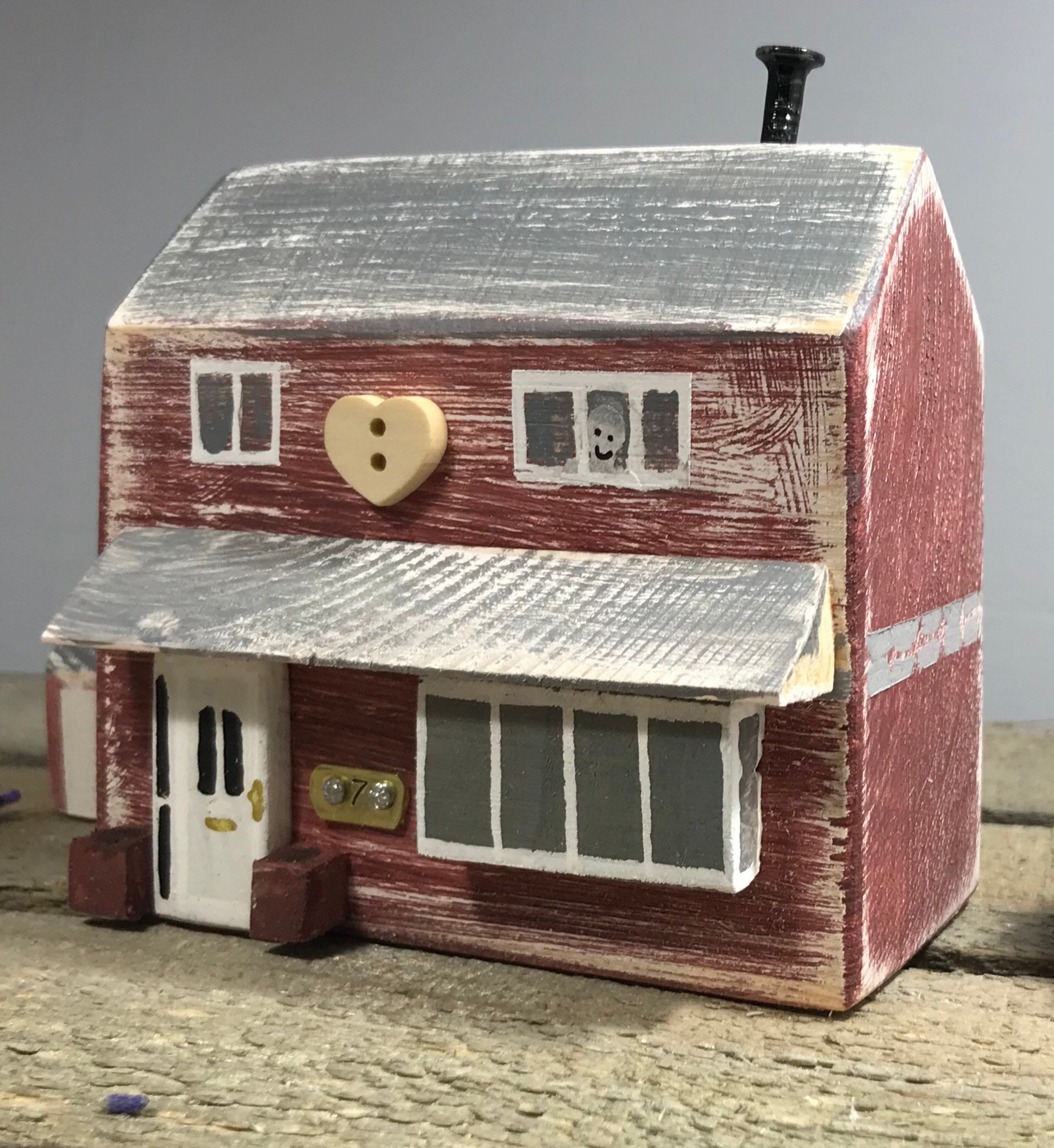 Bespoke custom replica of your house. Miniature wooden model. Etsy