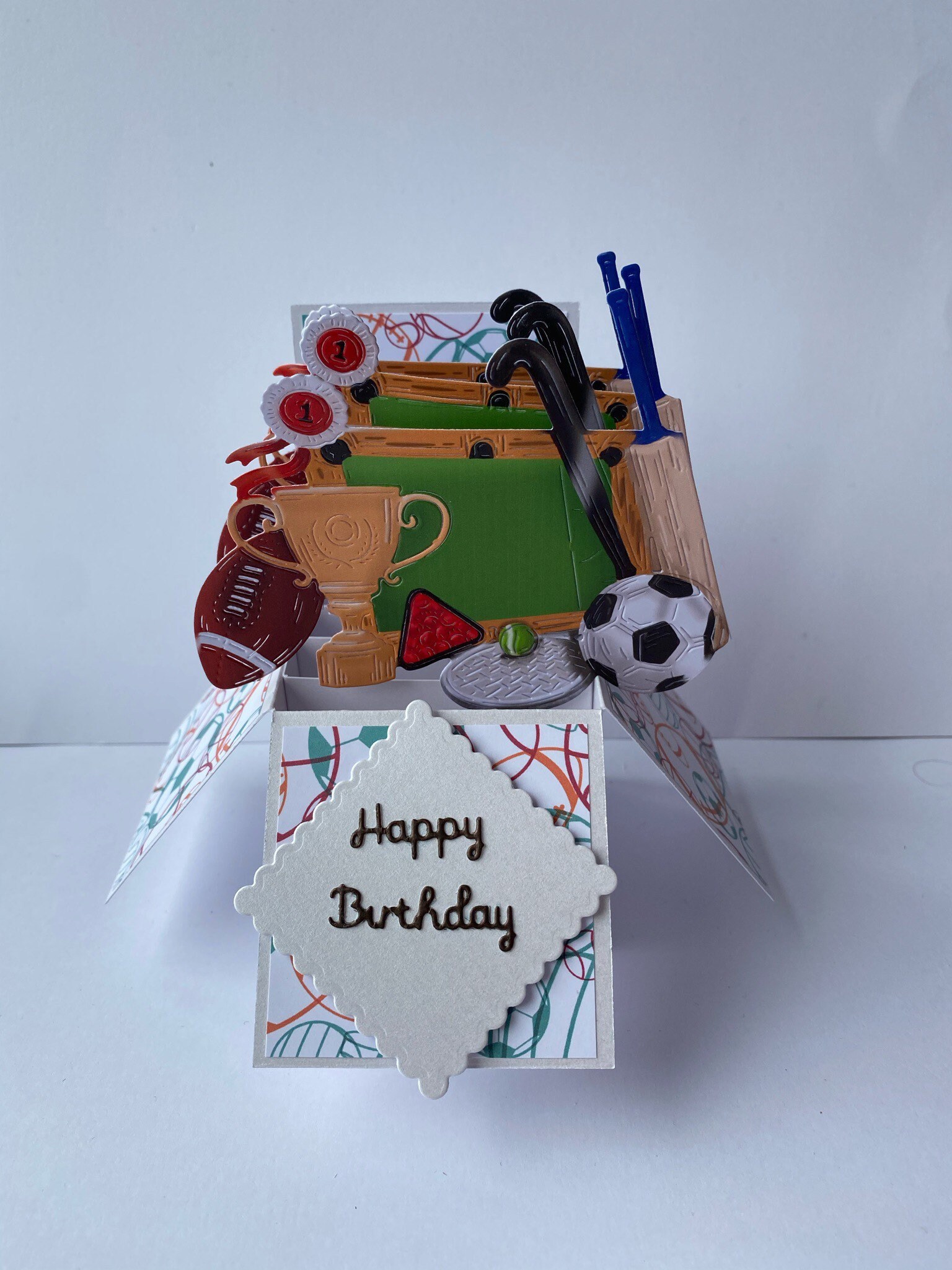 Rugby Pop up Card -  UK
