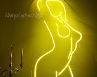 Hot Lady Custom Neon Signs,Goddess Sexy LED Neon Sign Lights Art Decorative Lights for Beer Pub Home Bar Window Restaurant Decoration