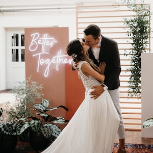 Better Together Neon Sign Flex Led Text Neon Light Sign Led Text Custom Led Neon Sign Home Room Decoration Ins Party Wedding