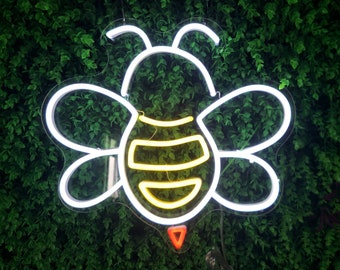 BEE Custom Neon Light Sign, Neon Flex Light, Custom Neon Party Light, Baby Shower Party light, Ready to ship,Light Up Sign