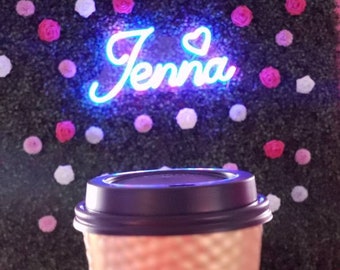 Custom Name Text Neon Sign LED Neon Lights Name Kids Name Family Name Wall Hanging Personalize Christmas Gift Idea Personalized Neon Signs