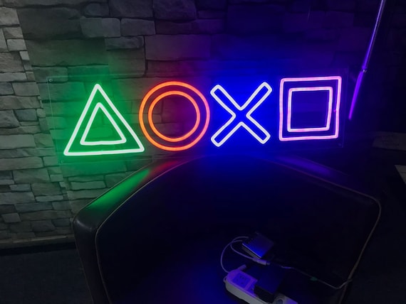 Playstation LED Neon Sign Custom Neon Light Flex Led Neon Light