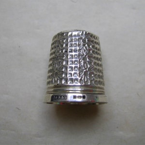 Collection of Antique Solid Silver Thimbles X6,antique Sewing, Collectible  Thimbles,antique Silver. 