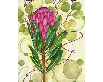 Language Of Leaves Watercolor Print