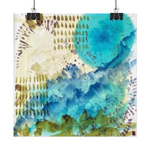 Abstract 5 Watercolor Print