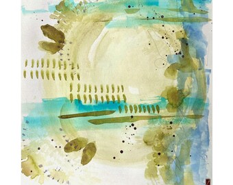 Abstract 4 Watercolor Print