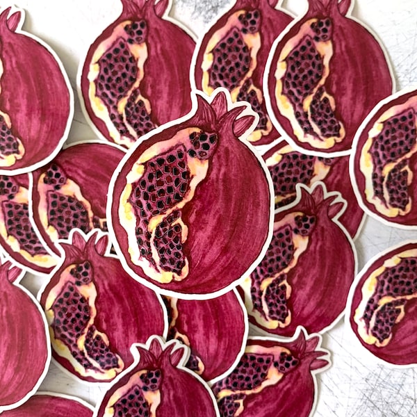 Sticker/ Watercolor Sticker/Fruit Sticker/Vinyl Sticker/Laptop Decal