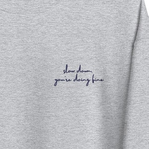 Vienna - Embroidered Unisex Sweatshirt - Billy Joel Inspired