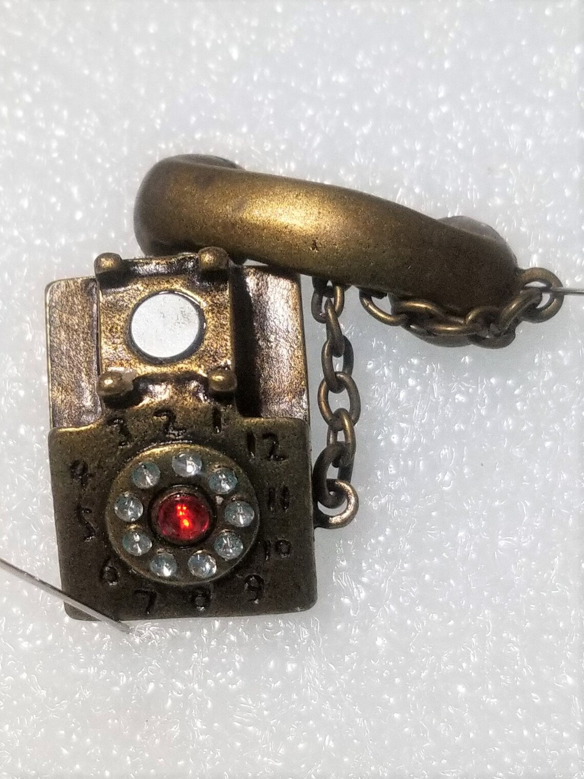 Telephone Charm with Removable Handle without ring charm Etsy