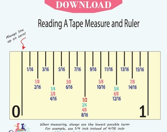 How To Read a Tape Measure and Ruler PDF