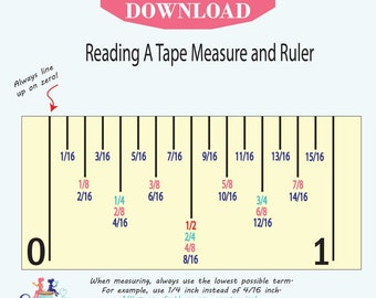 How To Read A Tape Measure + Free PDF Printable - DecorHint