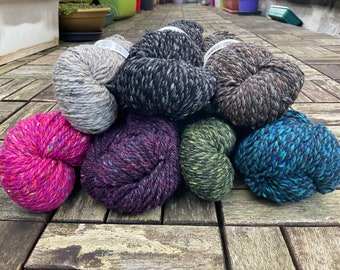 NEW! - Soft Donegal 100% Merino Wool - marl colours