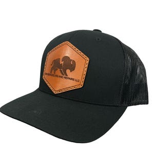 Custom Leather Patch Hats