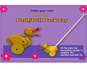 Push Pull Duck Toy Construction Plan