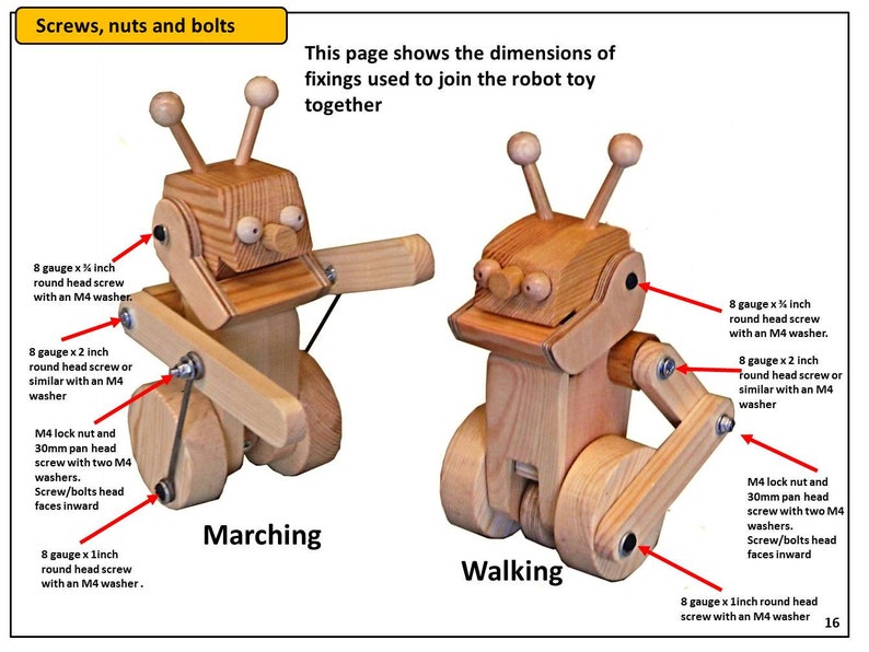 Build Your Own Amazing Mechanical Robot Toy Etsy