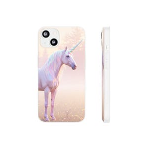 Unicorn Flexi Case, Whimsical Phone Cover, Magical Gift for Teens, Unicorn Lover, Cute Cell Phone Case
