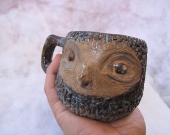 Caneca facial, cerâmica.