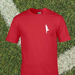 Mo Salah Goal Celebration Football T-Shirt Silhouette | Unisex | Liverpool | Egypt