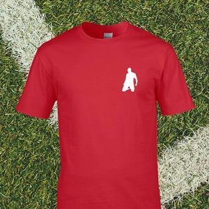 Thierry Henry Goal Celebration Football T-Shirt Silhouette | Unisex | AFC | France