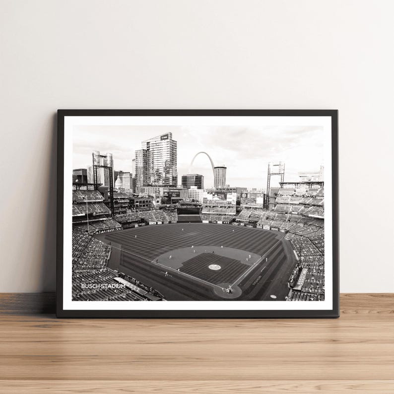 Busch Stadium Missouri St Louis Cardinals Baseball Stadium Print