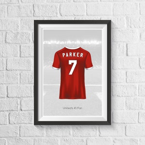 Impression personnalisée de maillot de football Manchester United : cadeau de fan personnalisé