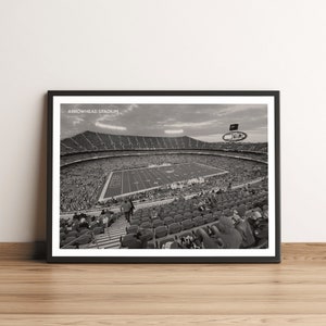 Arrowhead Stadium Kansas City Chiefs NFL Football Stadium Print, black white art print, football photo, nfl wall art