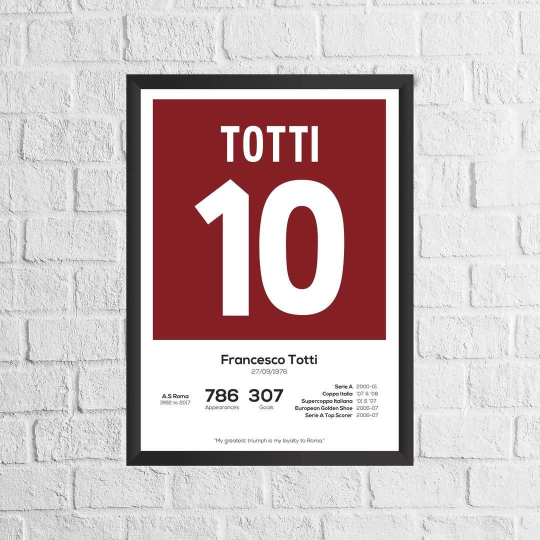 FRANCESCO TOTTI, AS ROMA, 2 RARE FOOTBALL TRADING CARDS