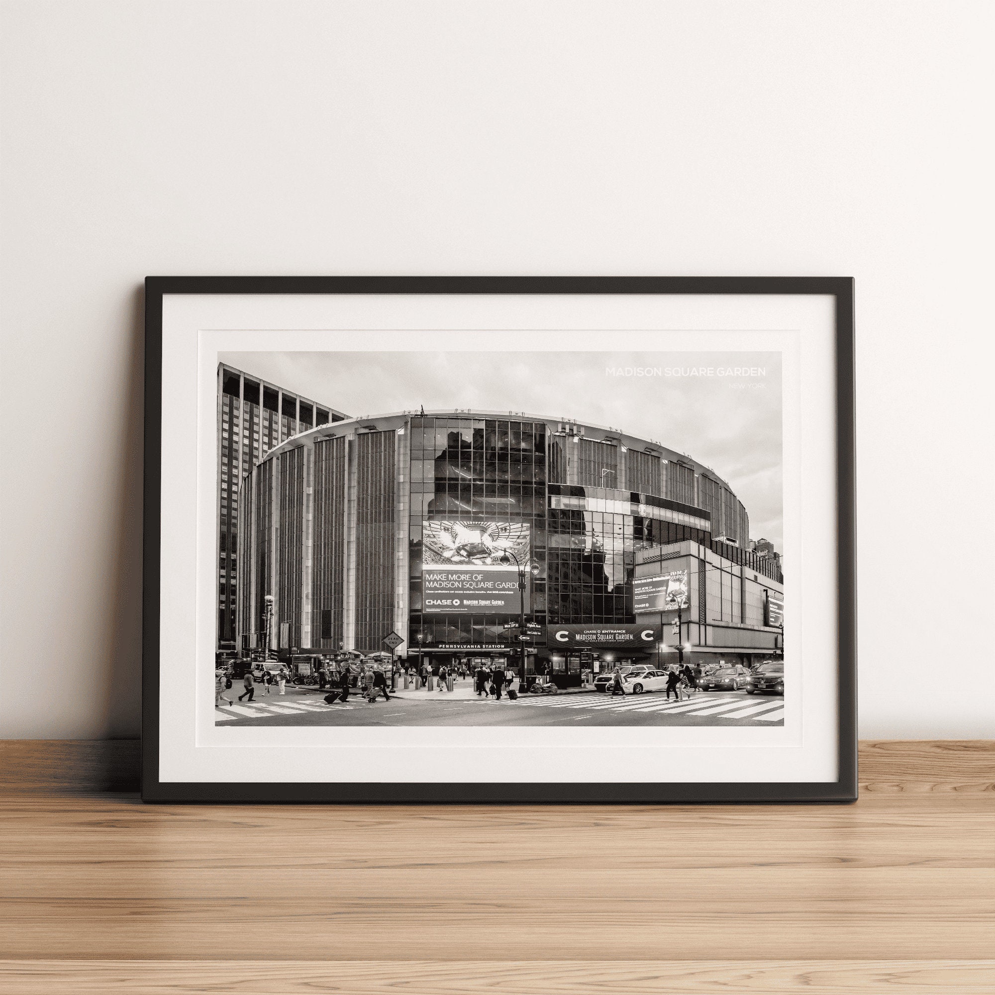 New York Knicks Stadium Framed Canvas Prints Madison Square Garden