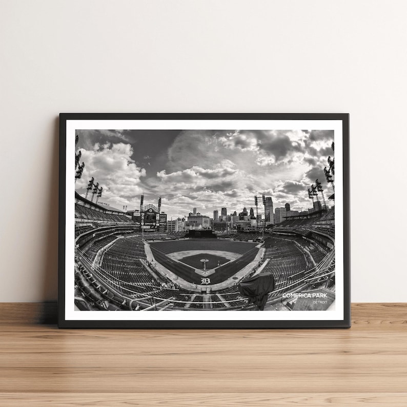 Comerica Park Detroit Tigers Stadium Print
