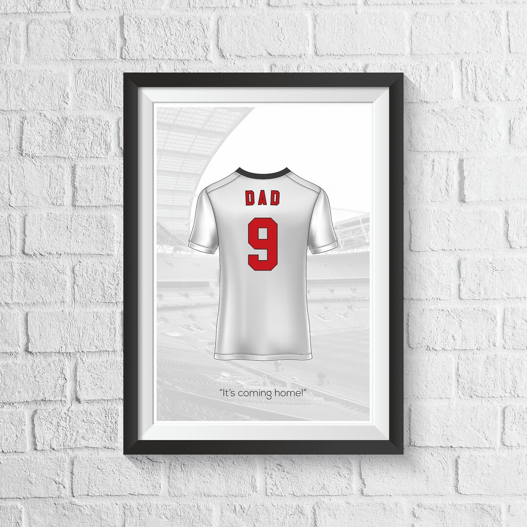 personalised england football shirt