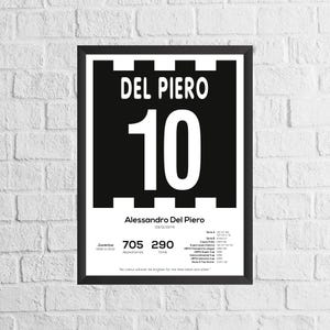 Alessandro Del Piero Leggenda Statistiche Calcio Stampa