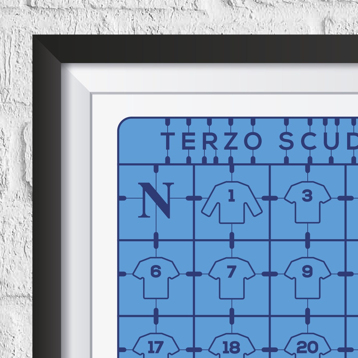 NAPOLI 3° SCUDETTO POSTER 5/5/2023 VITTORIA 34X48cm