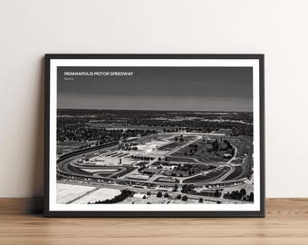 Indianapolis Motor Speedway Track Fine Art Print: Indy 500 Motorsport