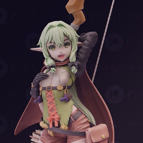 High Elf Archer (GoblinSlayer Fan Art) /Resin scale model for assembling and painting or ready to collect