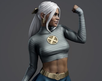 Storm (XMEN Fan Art) /Resin scale model for assembling and painting or ready to collect