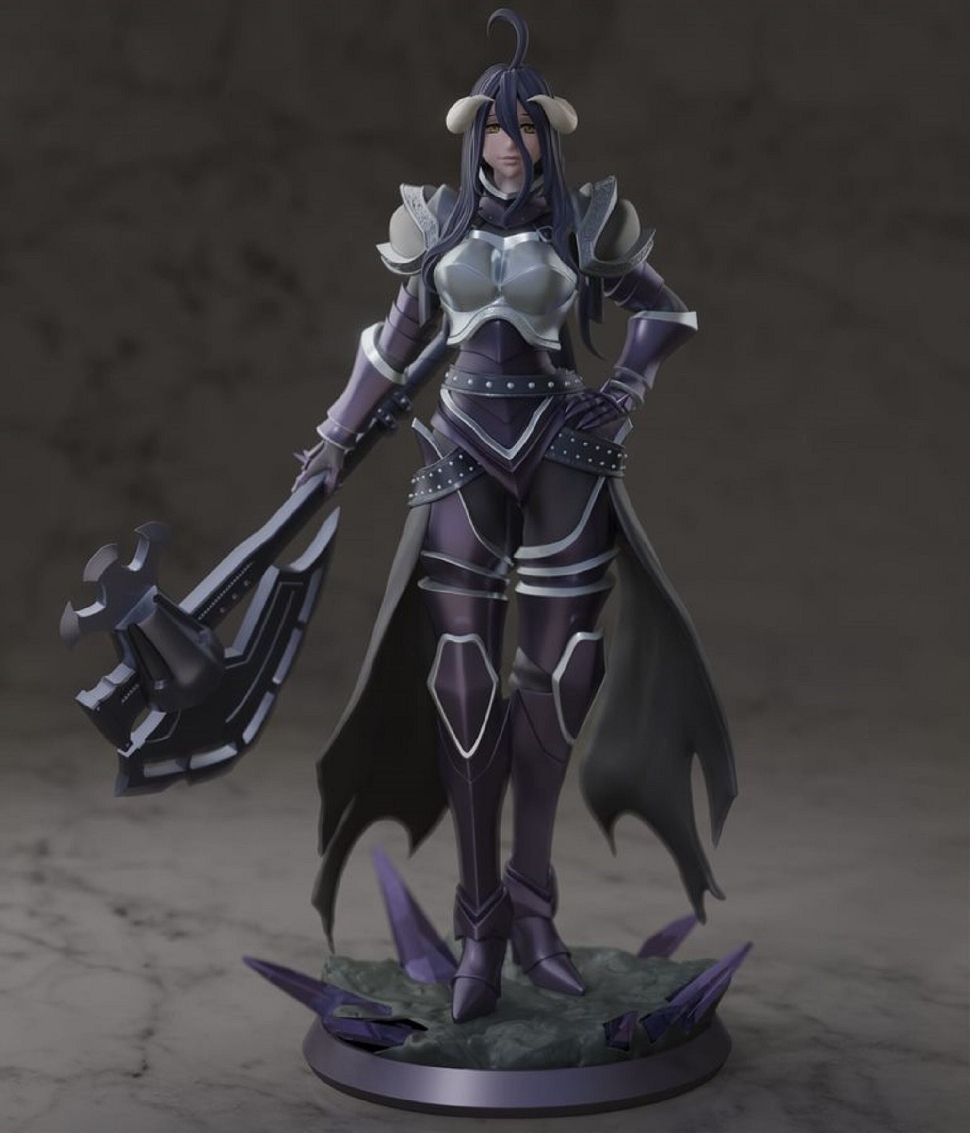 Overlord Diorama Ainz Albedo and Shalltear fan Art / - Etsy