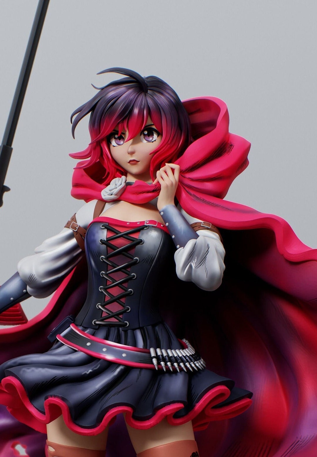 Ruby_rose_rwby_fan Art)/resin Scale Model for Assembling and Painting ...