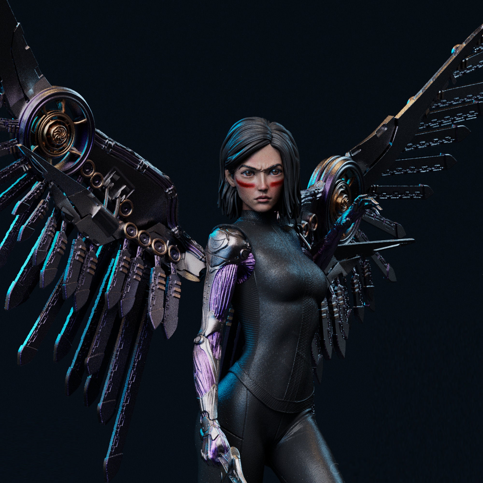 Alita battle angel figurine deals
