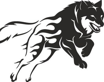 Wolf decal.Vinyl stickers& decals for cars/Vinyl Decal/Laptop sticker/Bumper sticker