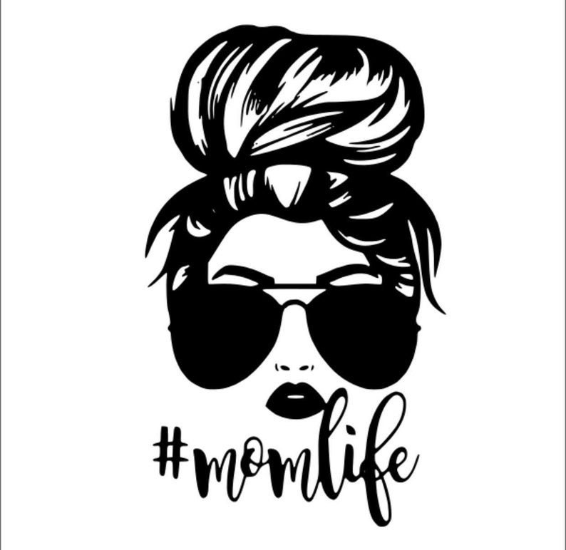 Mom life window decal best sale