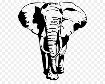 Elephant Decal/Vinyl stickers& decals for cars/Vinyl Decal/Laptop sticker/Bumper sticker