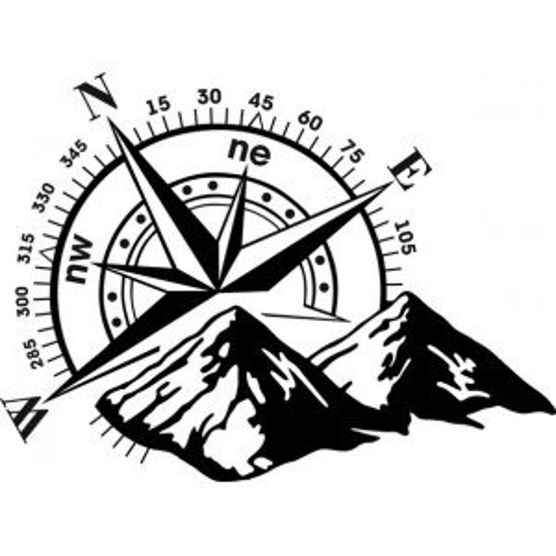 Compass Decal/vinyl Stickers& Decals for Cars/vinyl Decal/laptop ...