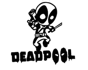 Deadpool Decal/Vinyl stickers& decals for cars/Vinyl Decal/Laptop sticker/Bumper sticker