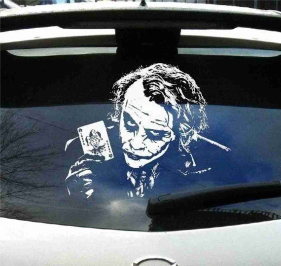 Joker Aufkleber/Autoaufkleber.Vinylaufkleber.Autoaufkleber und Aufkleber.Laptopaufkleber/Aufkleberpaket  - .de