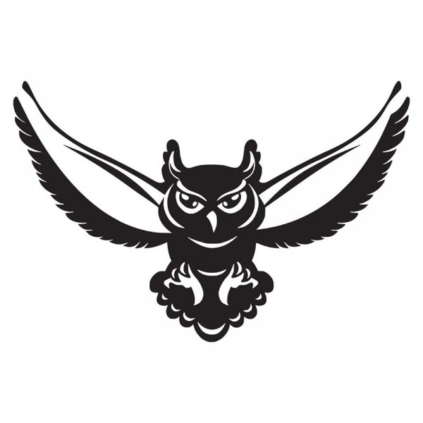 Owl Car Decal Etsy