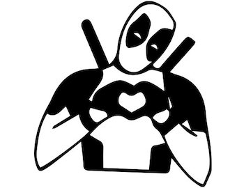 Deadpool Decal/Vinyl stickers& decals for cars/Vinyl Decal/Laptop sticker/Bumper sticker
