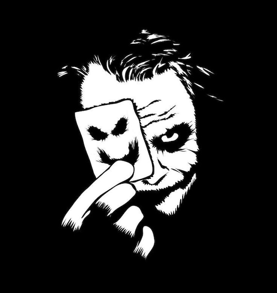 Batman Cult Sticker Set - Joker Themed Car Decals For JDM, Air Ride, OEM Tuning (Oldschool Style)
