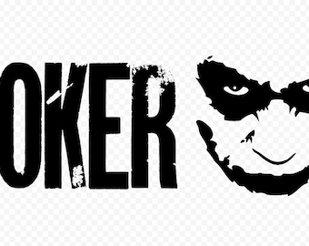 Joker decal/Car Sticker.Vinyl Decal.Car stickers and decals.Laptop sticker/Sticker pack