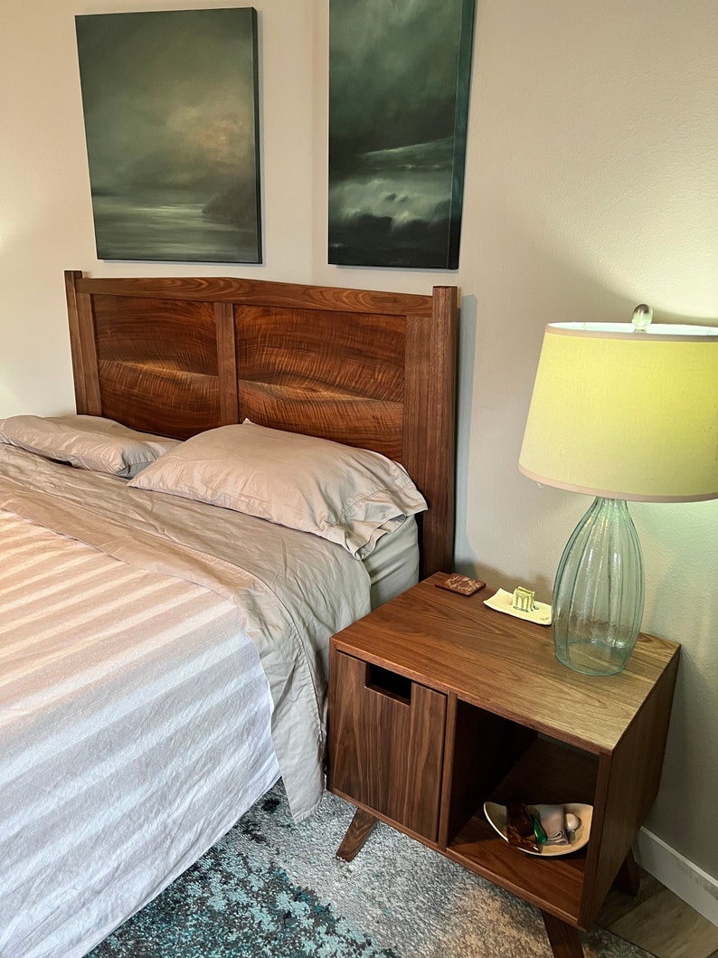 Headboard King, Wood Headboard, Queen Headboard, Rustic Headboard, Mid ...